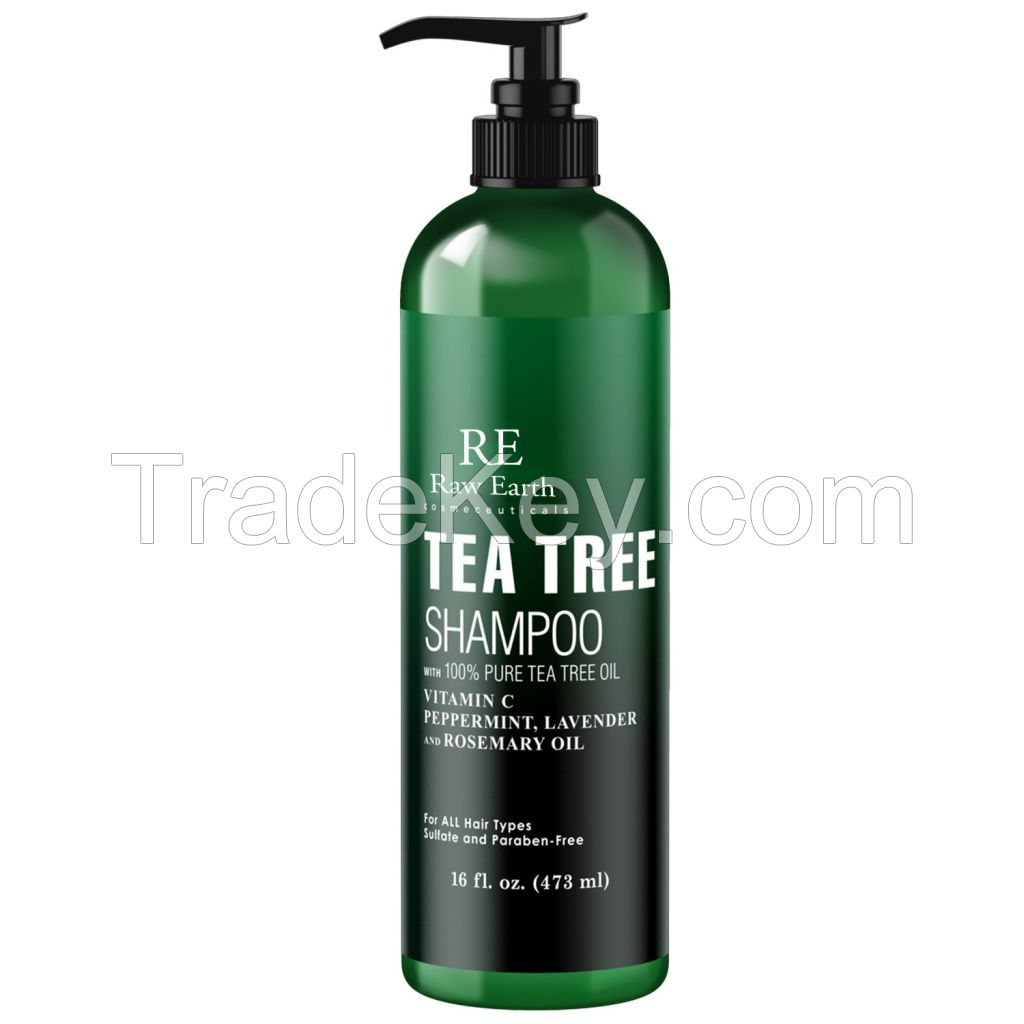 Raw Earth Tea Tree Mint Moisturizing Special Hair Conditioner for Dandruff & Dry Scalp