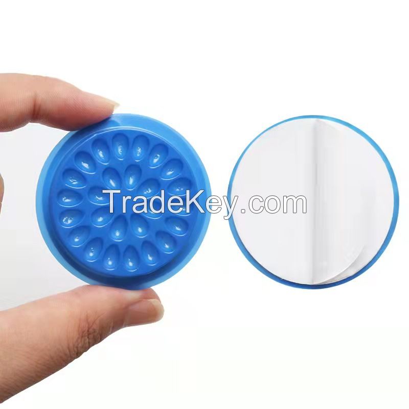 Disposable Adhesive Pallet,Plastic Flower Shape Glue Pad False Eyelashes Glue Holder