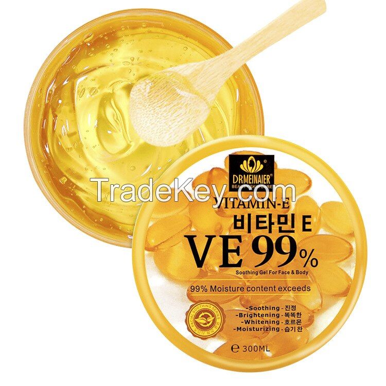 Wash Free Face Mask,VE Moisturizing and Brightening 99% Soothing Vitamin E Gel