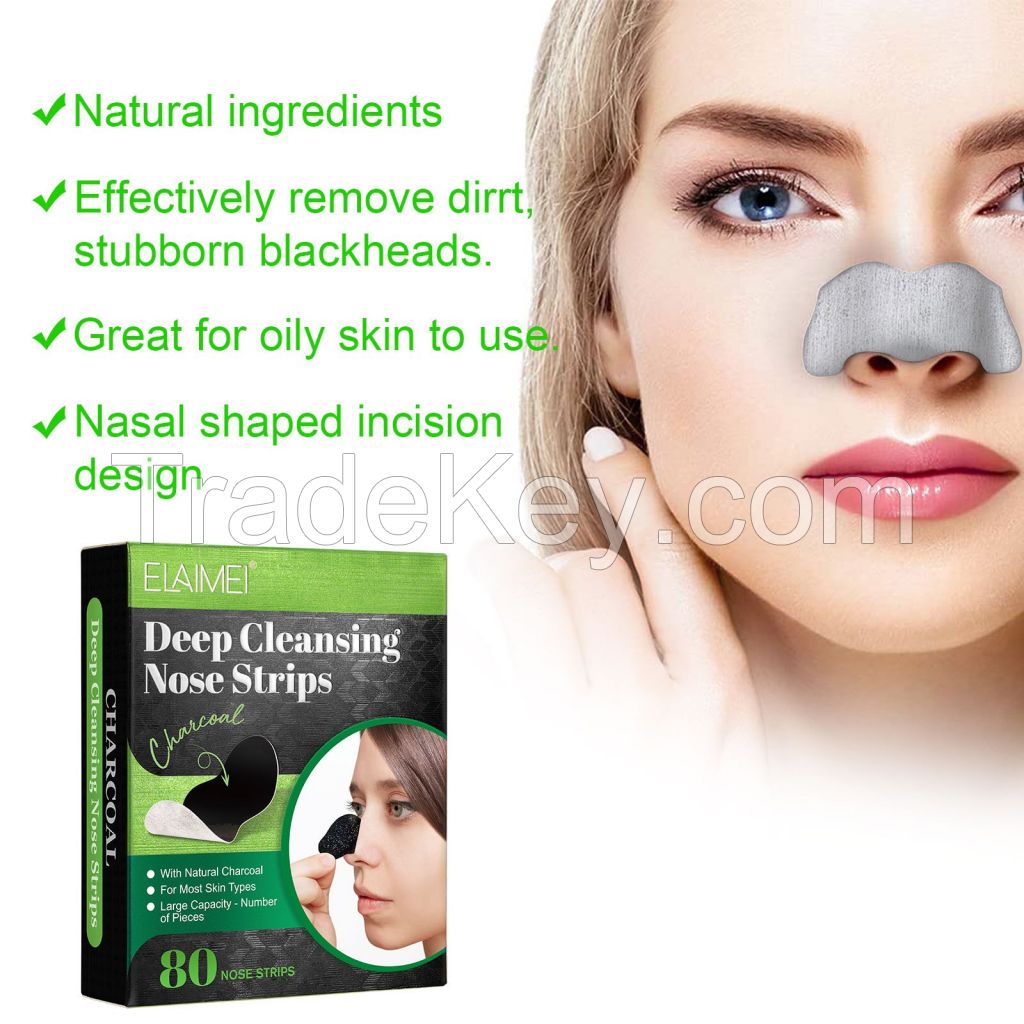 Deep Cleansing Charcoal Nose Strips for Blackheads and Pores