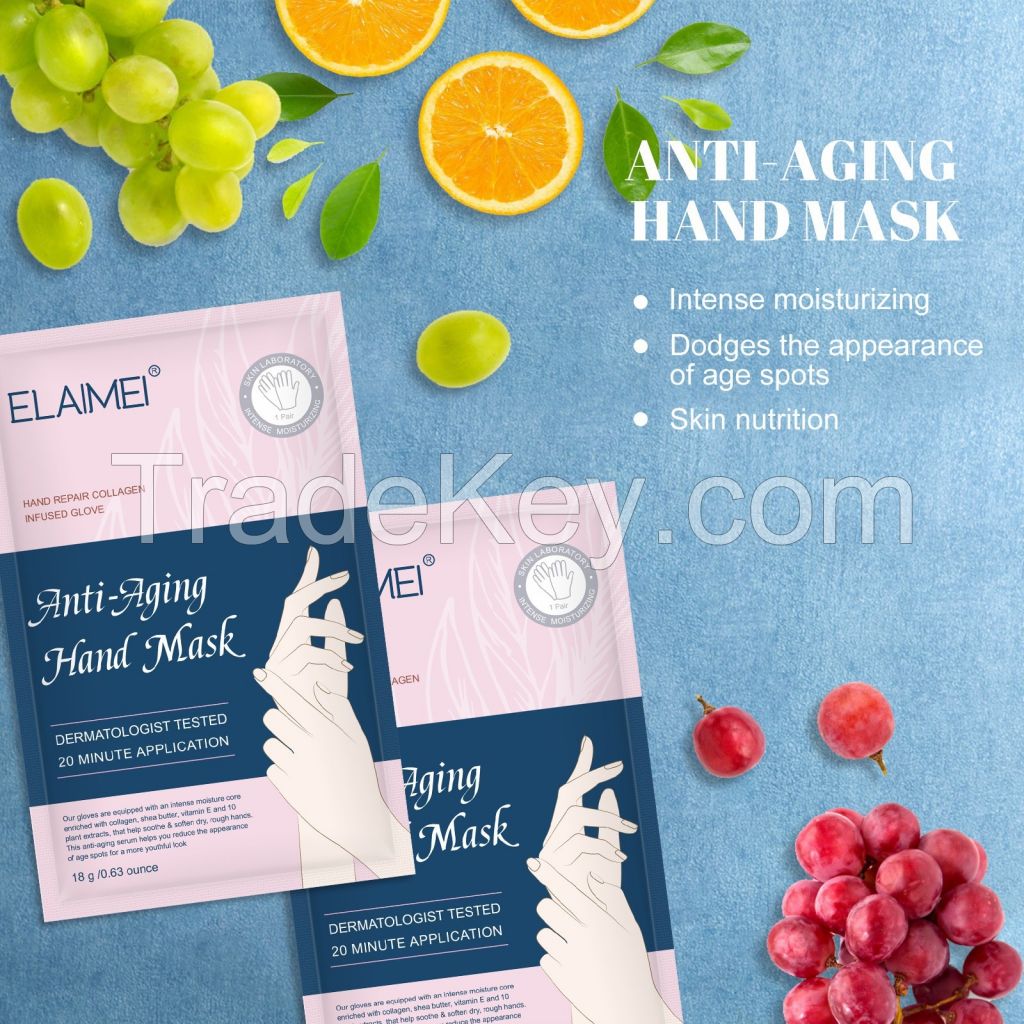 Plant Essence Moisturizing Hand Mask for Dry Cracked and Aging Hands