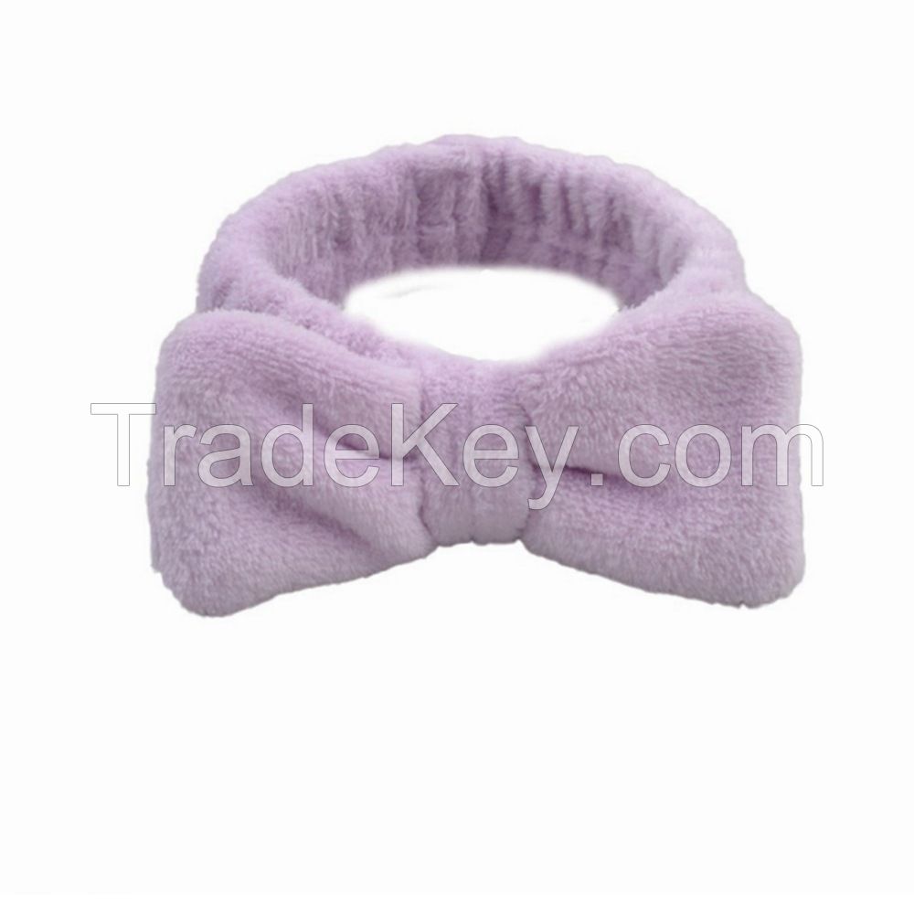 Bowknot Bow Makeup Headbands for Washing,Face Cute Cosmetic Headband Shower Hair Band for Women