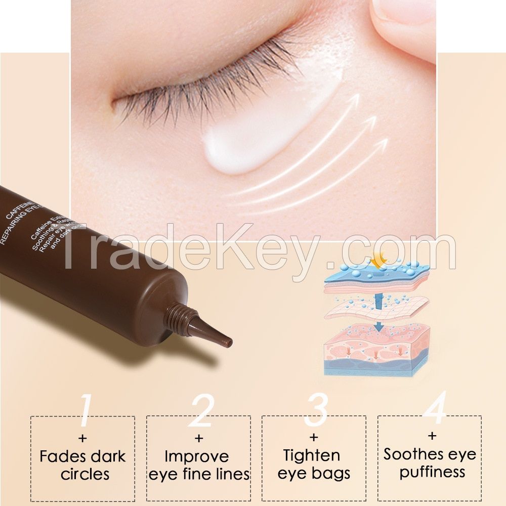 Anti-aging Caffeine Eye Cream for Dark Circles and Puffiness