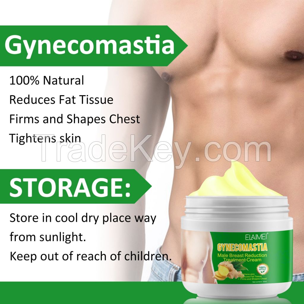 Gynecomastia Treatment,Men&#039;s Tightening and Firming Cream Slimming Cream for Chest and Pectoral Muscle Care