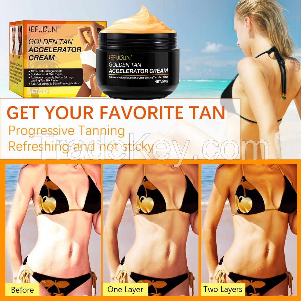 Tanning Lotion Self Tanner with Bronzer,body Shine Brown Tanning Cream for Self Tan - No Sun Required!
