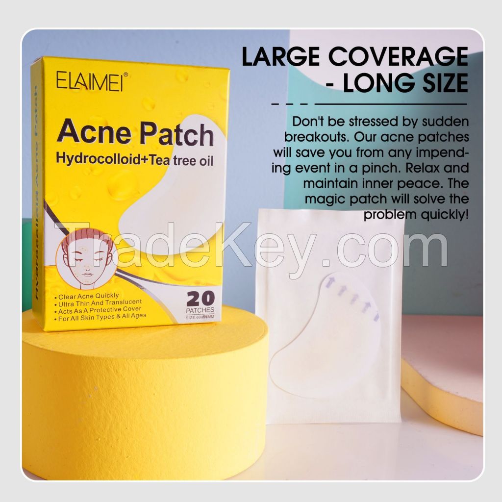 Zit Patches,Tea Tree Oil Hydrocolloid Acne Pimple Patches for Face