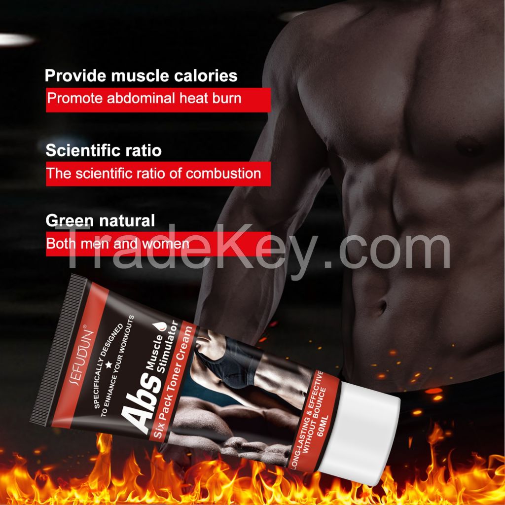 Men's Slimming Cream for Abdominal Muscles,Abdominal Firming Fat Burning Cream to Enhance Sculpting and Tighten