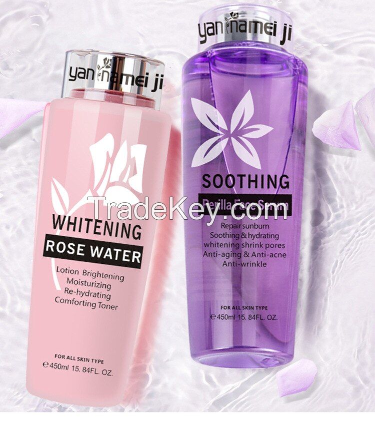 Replenishing and Hydrating Rose Water Facial Toner for Pore Minimizing, Oil Control, Dry Skin Repair and Hydration