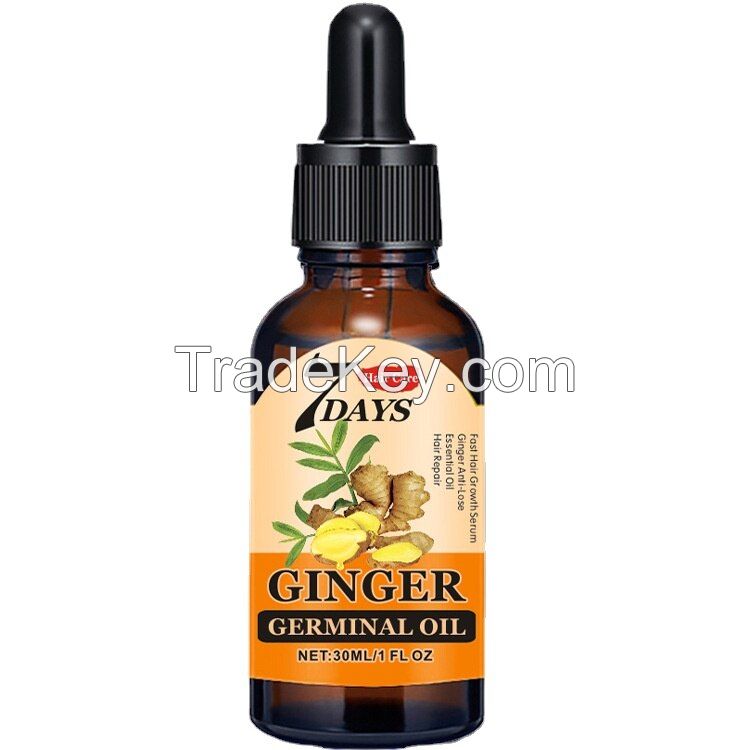 Organic Ginger King Leave-In Hair Treatment Oil for Dry Damaged Hair and Growth