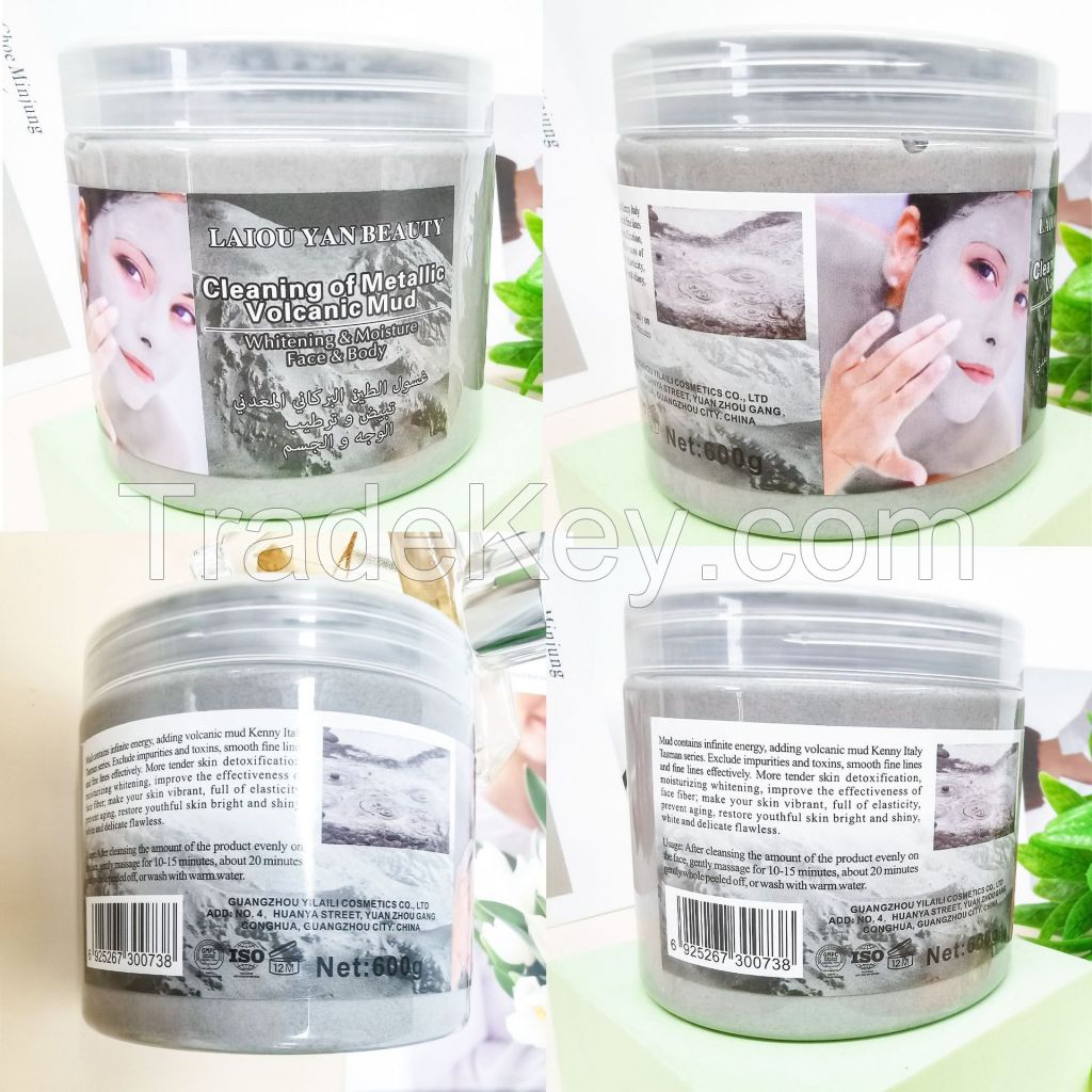 Deep Cleaning Detoxin Volcanic Clay Facial Mask,Volcanic Mud Mask for Face and Body