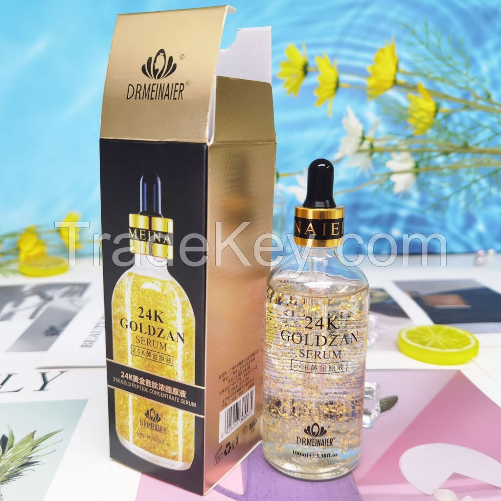 24K Gold Peptide Concentrated Essence Serum, Skin Care Serum for Face
