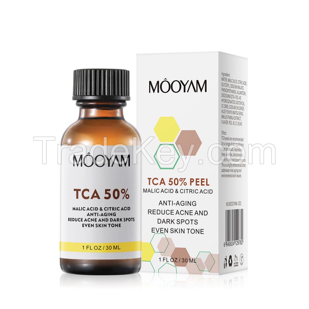 Citric Acid Peeling Serum,Chemical Exfoliating Facial Peel for Face