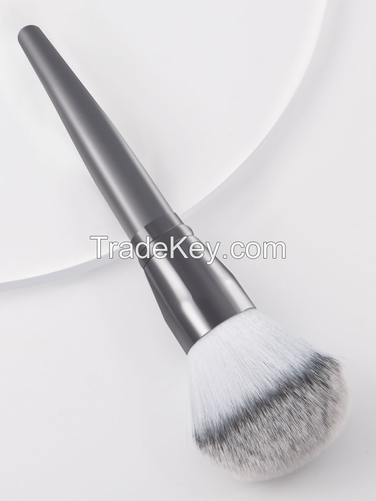 Professional Single Powder Blush Foundation Makeup Brush for Liquid,Cream,and Powder