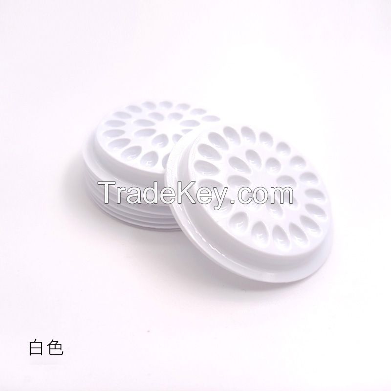 Disposable Adhesive Pallet,Plastic Flower Shape Glue Pad False Eyelashes Glue Holder