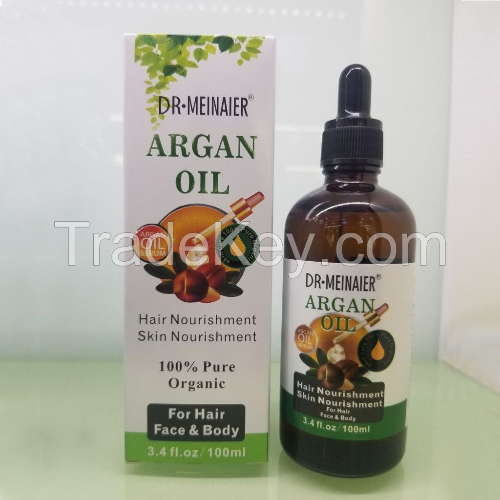 Daily Hair Serum,100% Pure Organic Argan Hair Oil for Curly Frizzy Hair