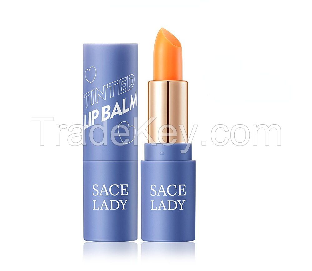 Tinted Moisturizing Lip Care Nourishing Waterproof Color Changing Tinted Lip Balm for Women to Prevent Dryness and Cracking