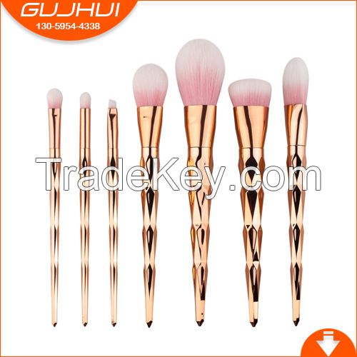 Rose Gold Makeup Brush Set,Premium Synthetic Powder Blush Contour Foundation Concealler Eyeshadow Brushes