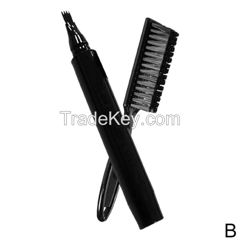 Beard Pencil Filler for Man,Barber Styling Pencil with Brush