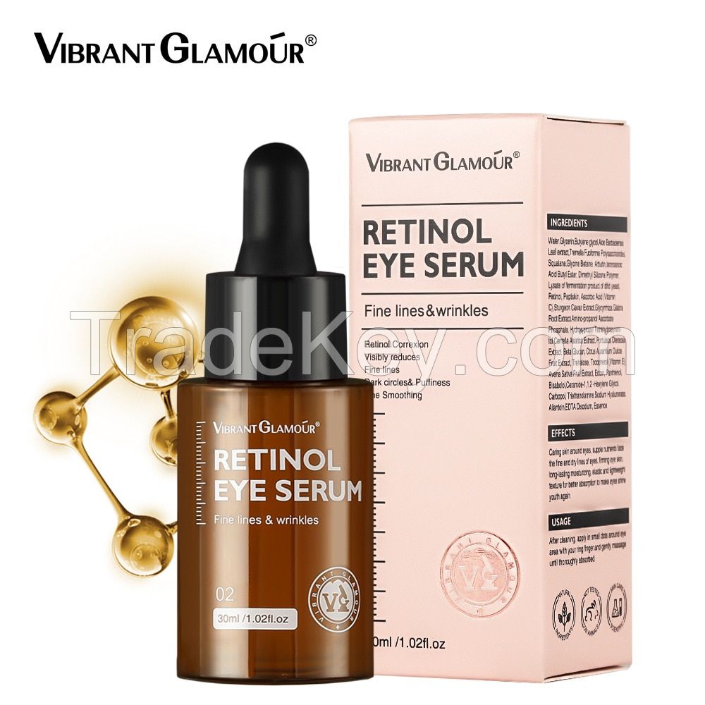 Anti Aging Wrinkles Retinol Eye Serum for Dark Circles and Puffiness