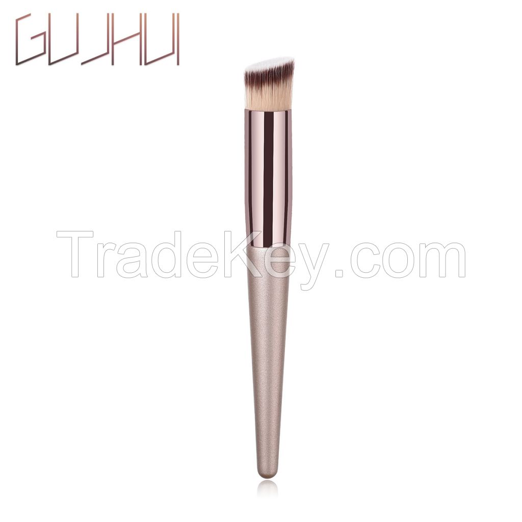 Large Flat Top Synthetic Professional Powder Foundation Brush for Liquid Makeup