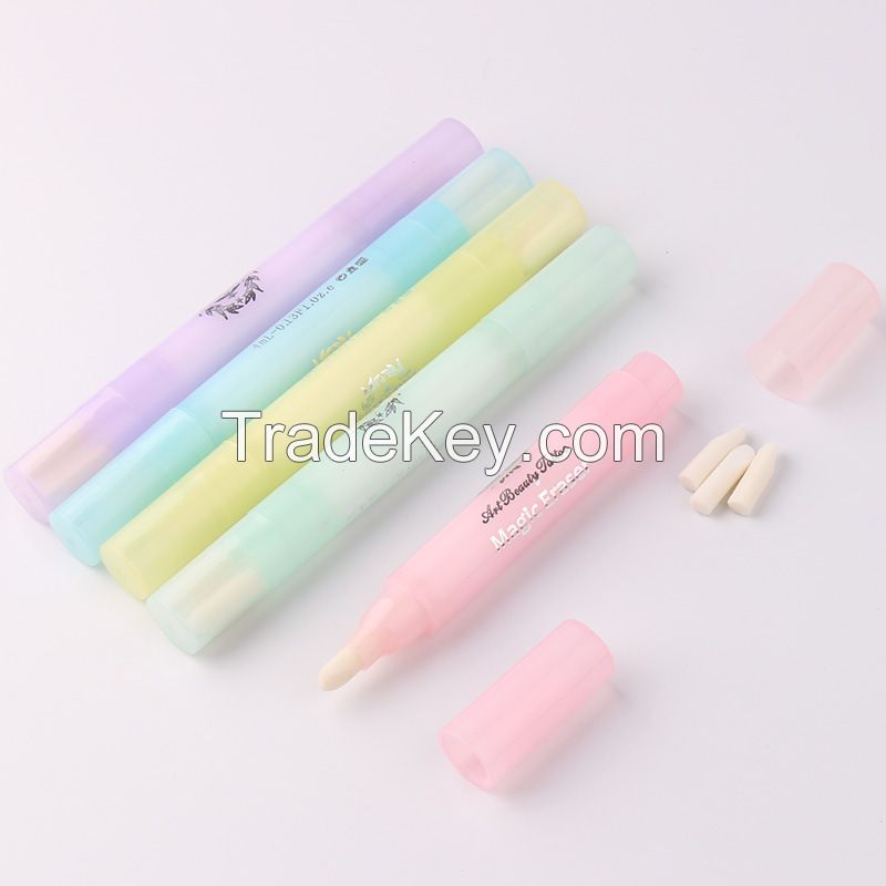 Nail Edge Cleaning Nail Polish Corrector Remover Pen,Makeup Remover Manicure Pen with Cotton Tip