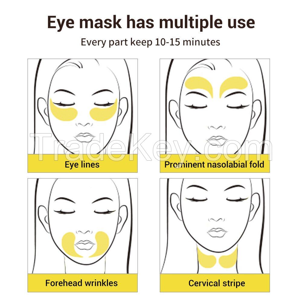 60pcs Anti Aging Retinol Under Eye Mask for Puffy Eyes and Dark Circles