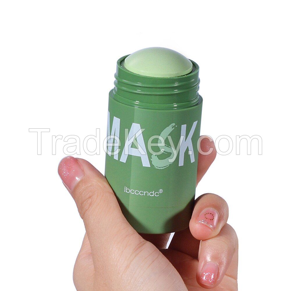 Deep Pore Cleansing Blackhead Remover,Moisturizing & Oil Control Facial Pore Cleanser,Green Tea Clay Mask Stick for Face