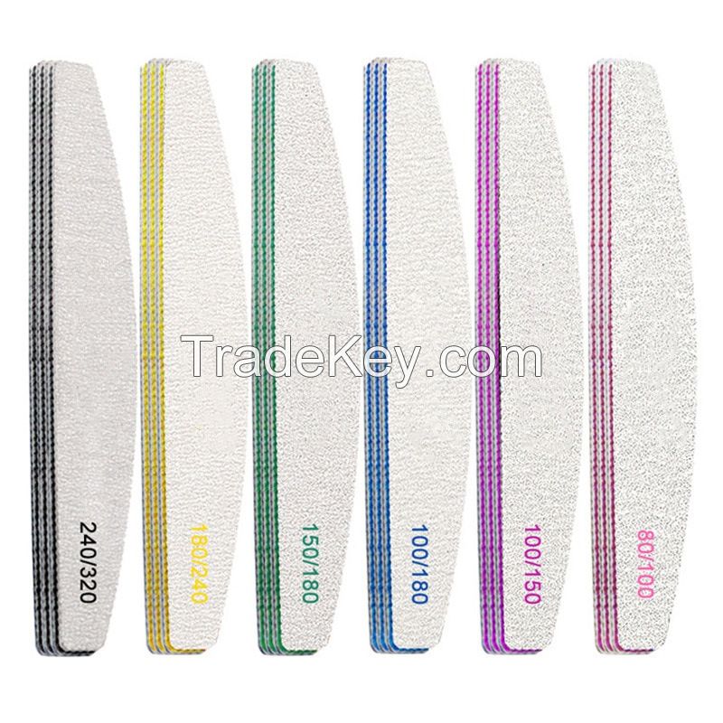 Acrylic Nail Acrylic Kit Professional Nail Files Reusable Double Sided Emery Board for Manicure and Pedicure