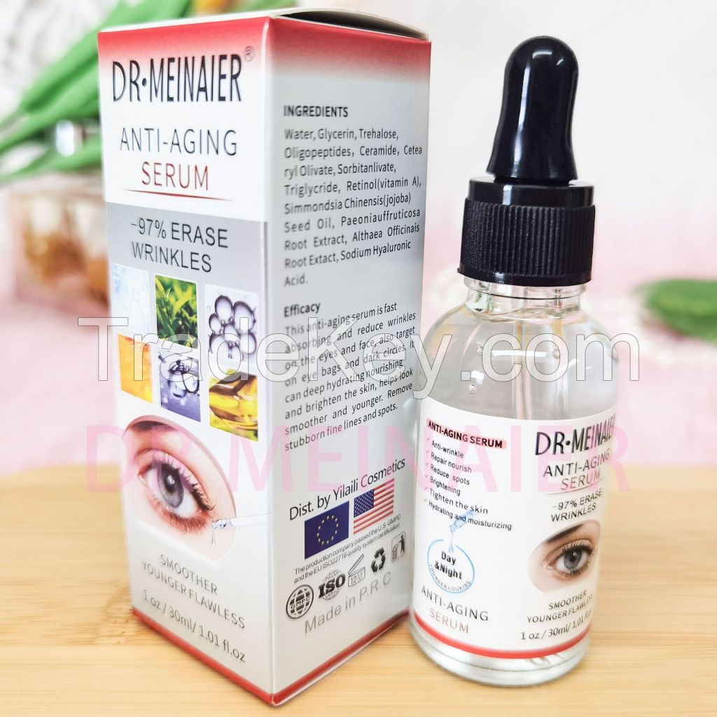 Brightening Serum for Dark Spots,Fine Lines & Wrinkles,Anti Aging Face & Eye Serum with Hyaluronic Acid