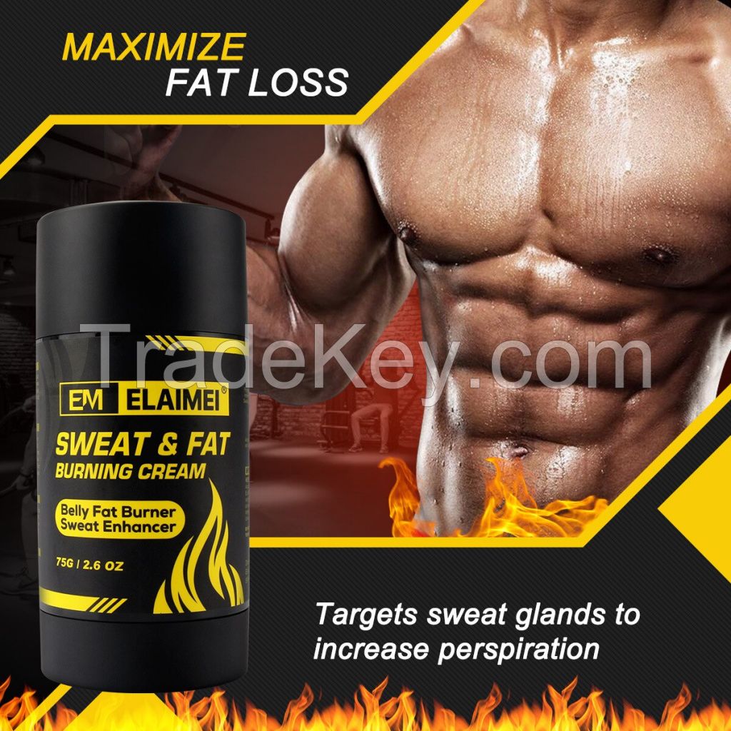 Men&#039;s Rotary Abdominal Fat Burning Cream,Sweat Hot Cream for Belly Fat Burner