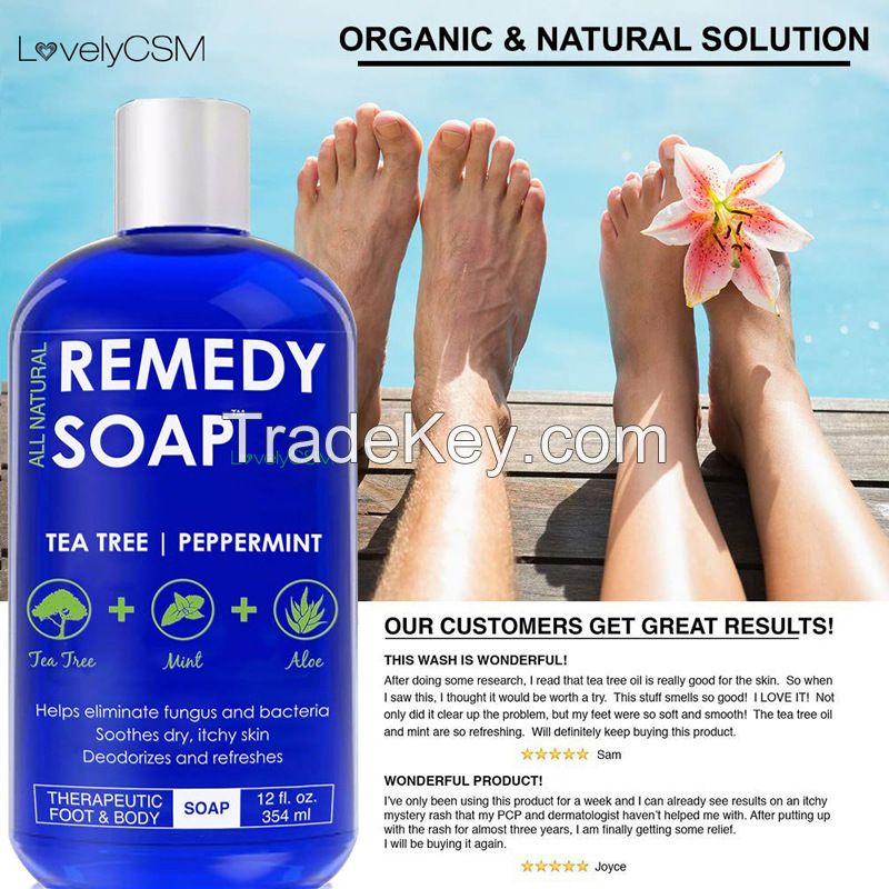 Naturals Remedy Soap Tea Tree Oil Body Wash