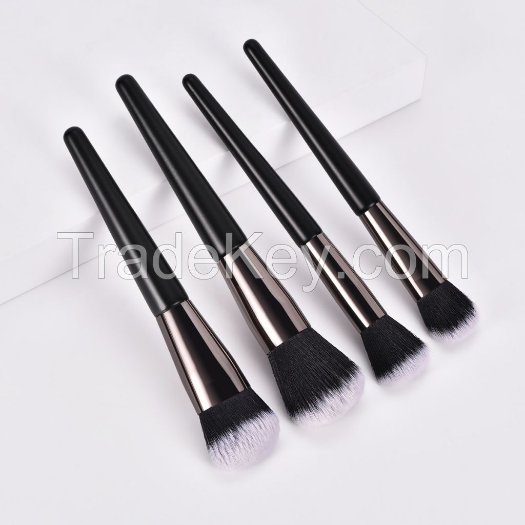 11pcs Makeup Brushes with Synthetic Foundation Brushes Blending Face Powder Eye Shadow Concealer Make Up Brushes