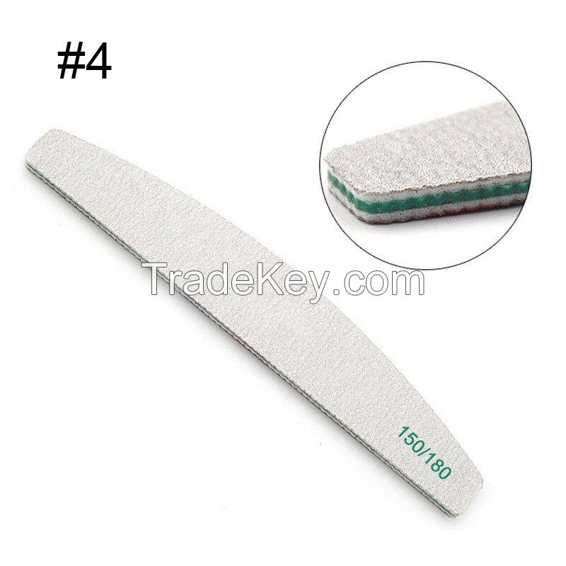 Acrylic Nail Acrylic Kit Professional Nail Files Reusable Double Sided Emery Board for Manicure and Pedicure