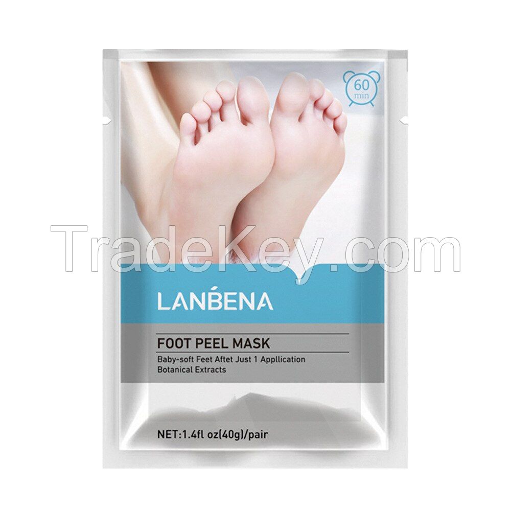 Foot Skin Care VITAMIN C Exfoliating Foot Peel Mask for Dry Cracked Feet To Remove Dead Skin