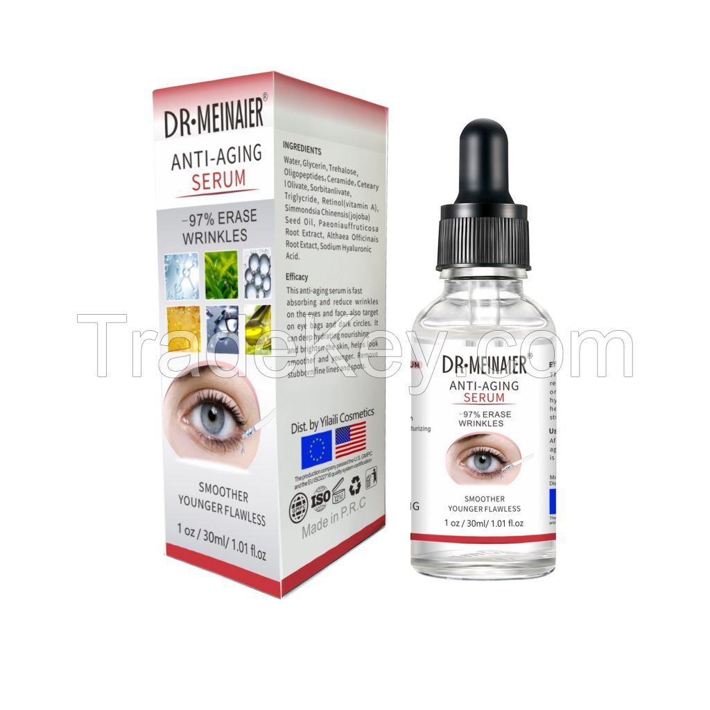 Brightening Serum for Dark Spots,Fine Lines & Wrinkles,Anti Aging Face & Eye Serum with Hyaluronic Acid