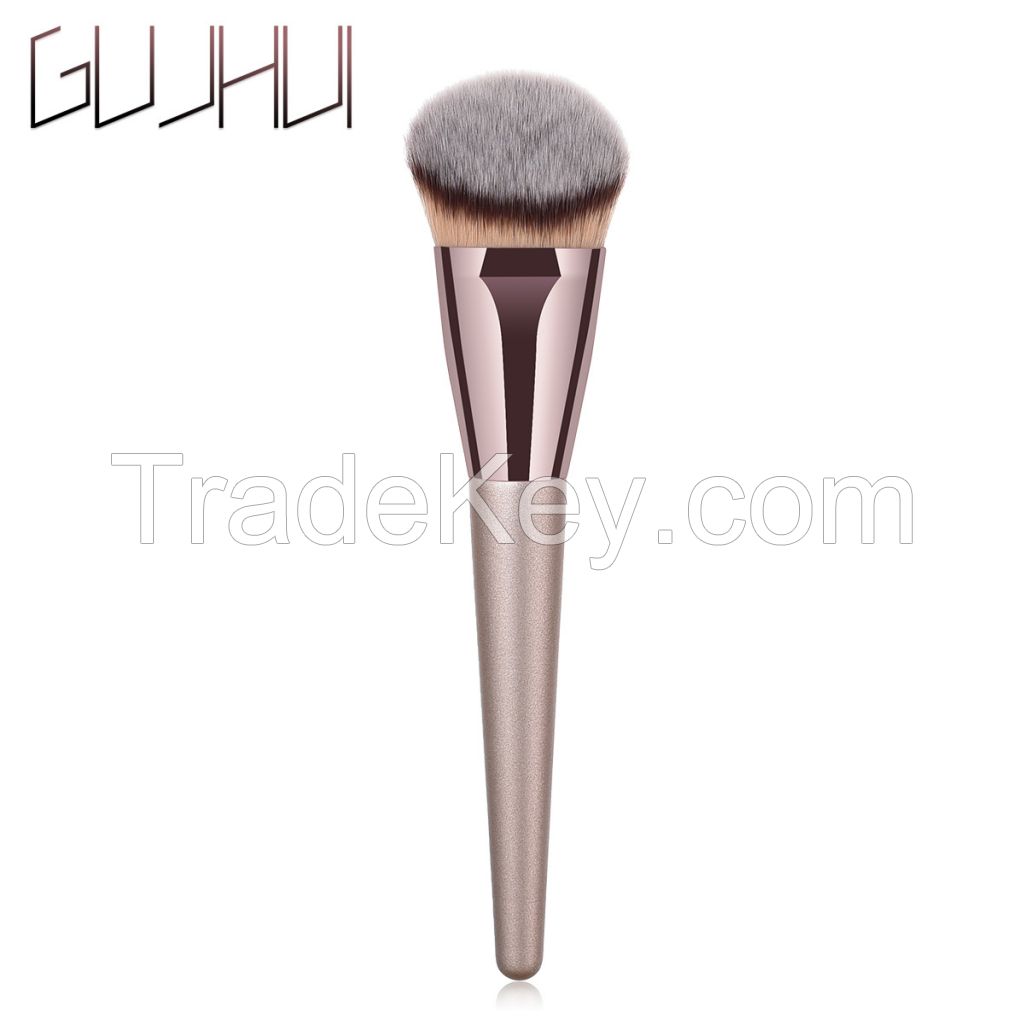 Large Flat Top Synthetic Professional Powder Foundation Brush for Liquid Makeup