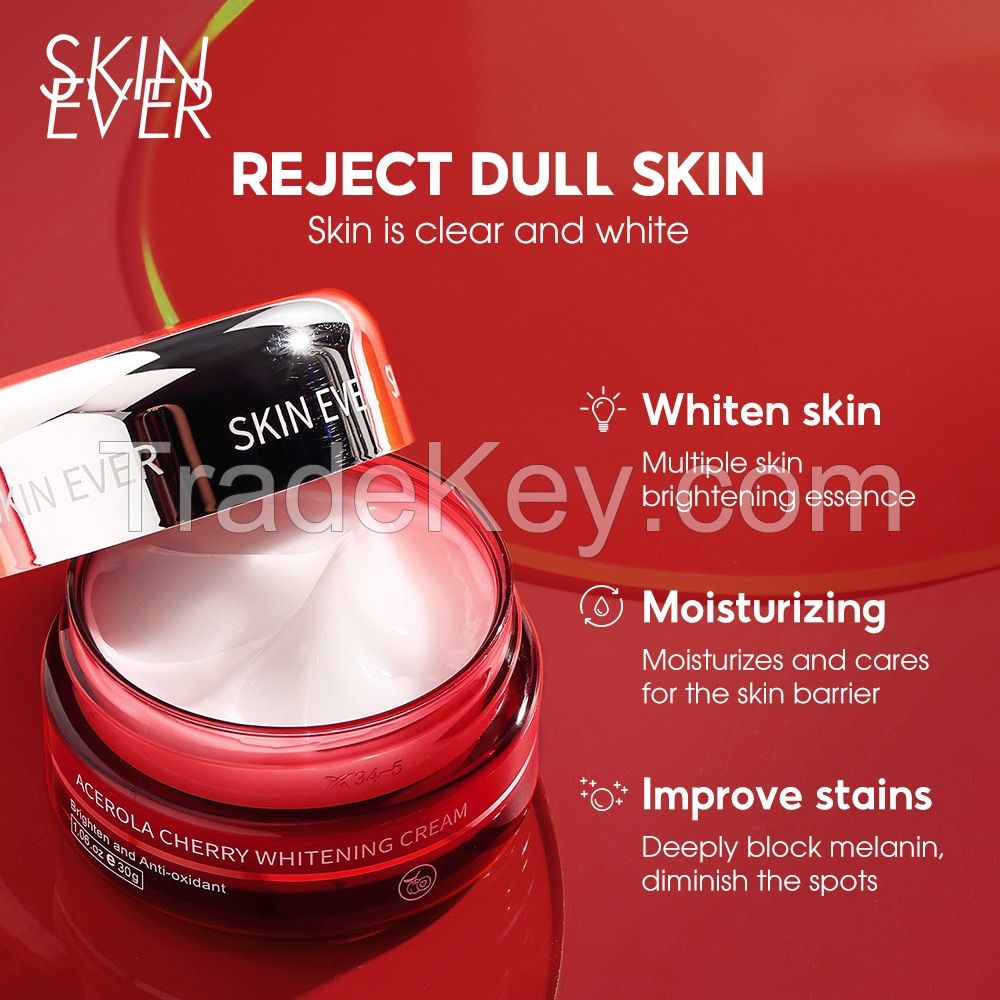 Niacinamide Acerola Cherry Brightening Whitening Moisturizer Face Cream for Women for Dry Skin