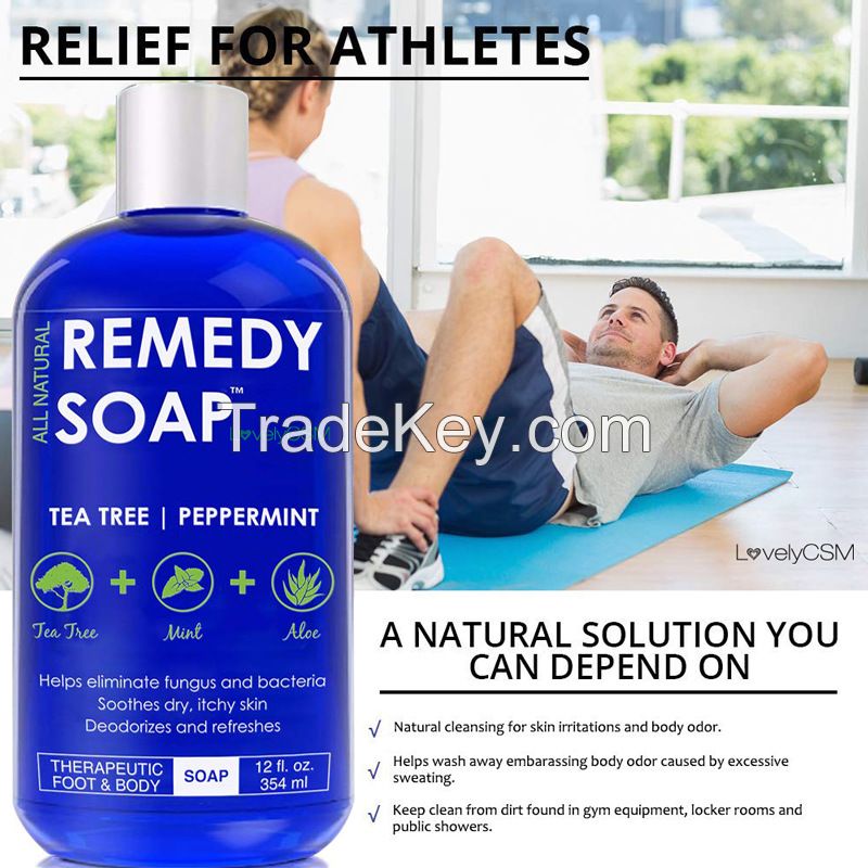 Naturals Remedy Soap Tea Tree Oil Body Wash