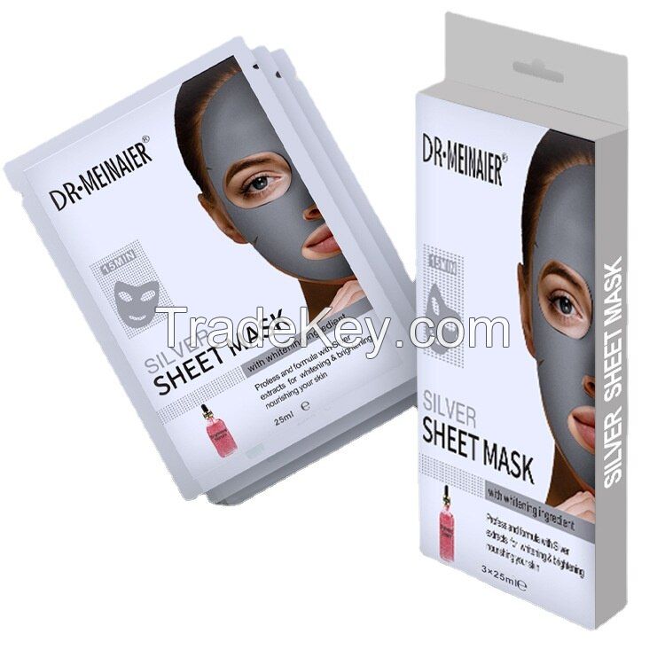 Full Face Facial Mask Sheet,Sensitive Soothing, Anti-Acne, Nourishing Cleansing Korean Face Mask