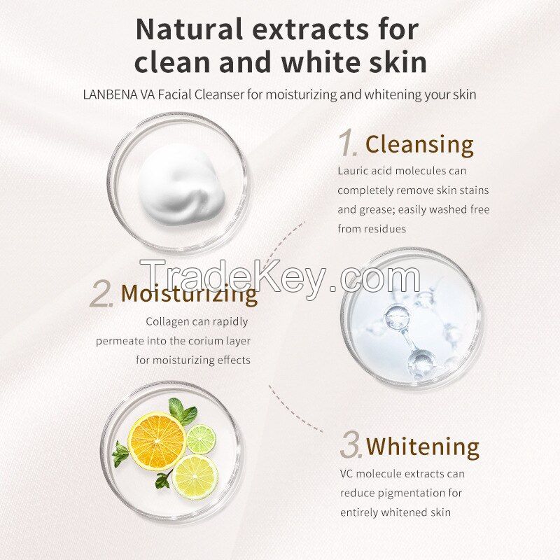 Hydrating Gentle Facial Cleanser Deep Cleansing Anti Aging Vitamin C Face Wash