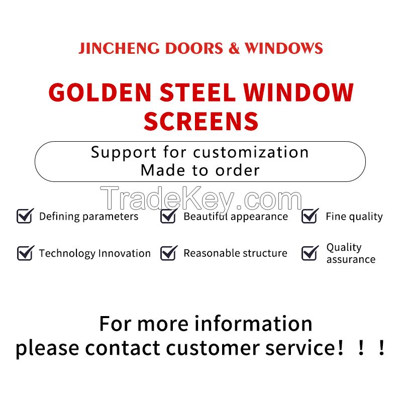 Jingcheng Golden steel window screens, Golden steel window screens, Custom Products