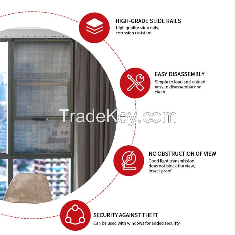 Jingcheng Golden steel window screens, Golden steel window screens, Custom Products