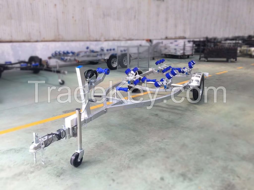 3.6m/5m/6.5m/Boat Trailer with hot dip galvanized/ Yacht/Jet Skis Trailer Boat Trailer