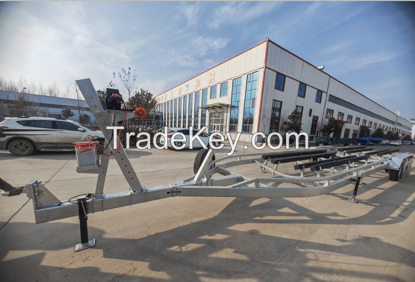 3.6m/5m/6.5m/Boat Trailer with hot dip galvanized/ Yacht/Jet Skis Trailer Boat Trailer