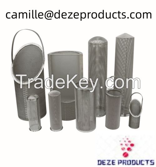 DEZE Filtration Stainless Steel Strainer Basket Industrial