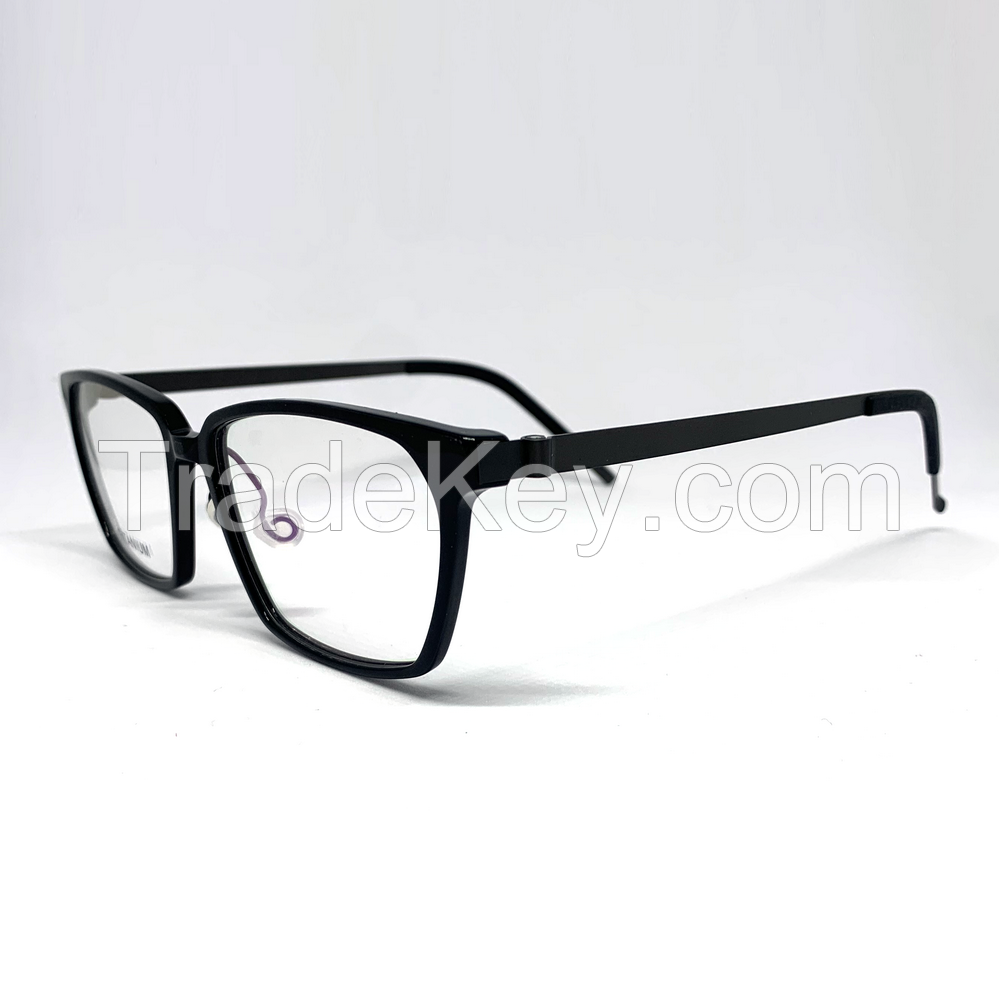 TIO34339 - High Quality Pure Titanium Frames with Acetate temple , classic style  Eye Glasses For Men Women TO34339