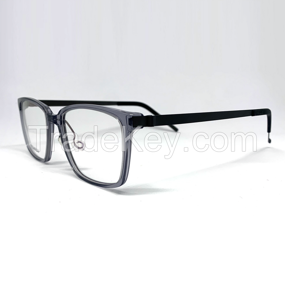 TIO34338-High Quality Pure Titanium Frames with Acetate temple , classic style  Eye Glasses For Men Women TO34338