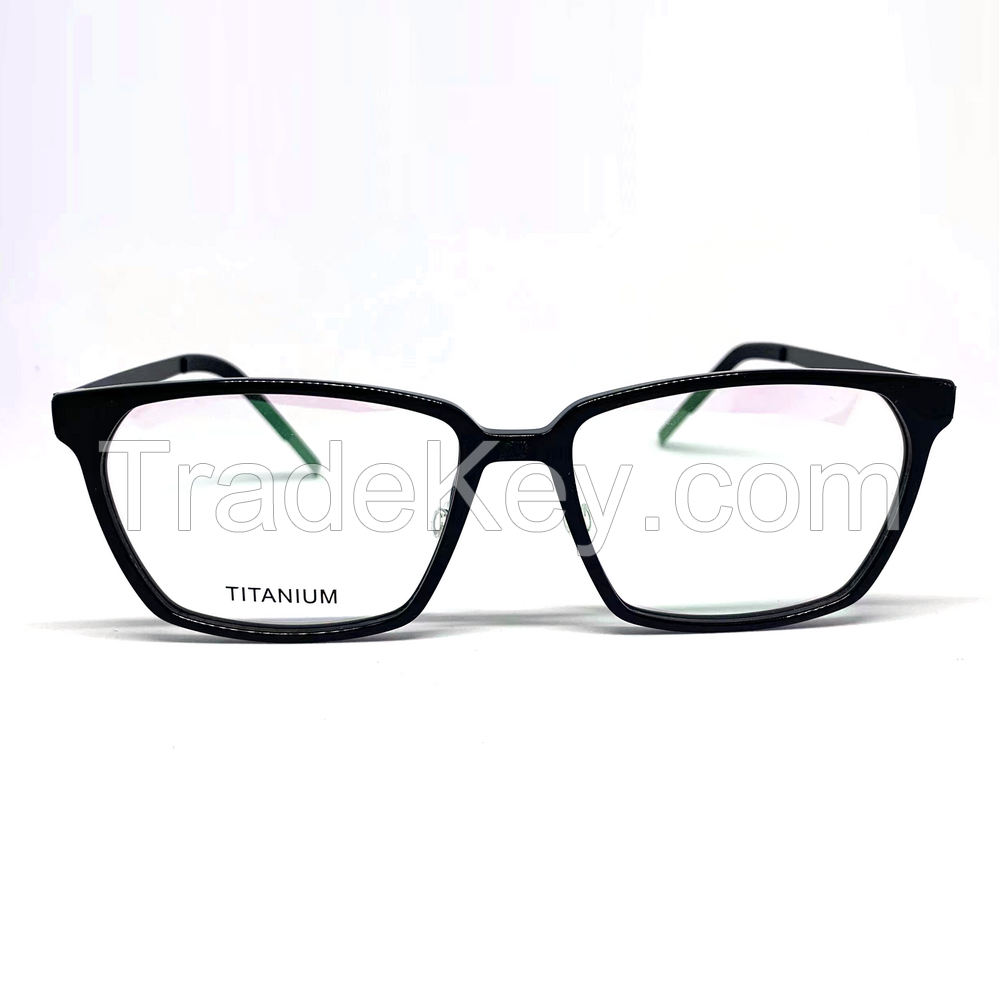 TIO34339 - High Quality Pure Titanium Frames with Acetate temple , classic style  Eye Glasses For Men Women TO34339