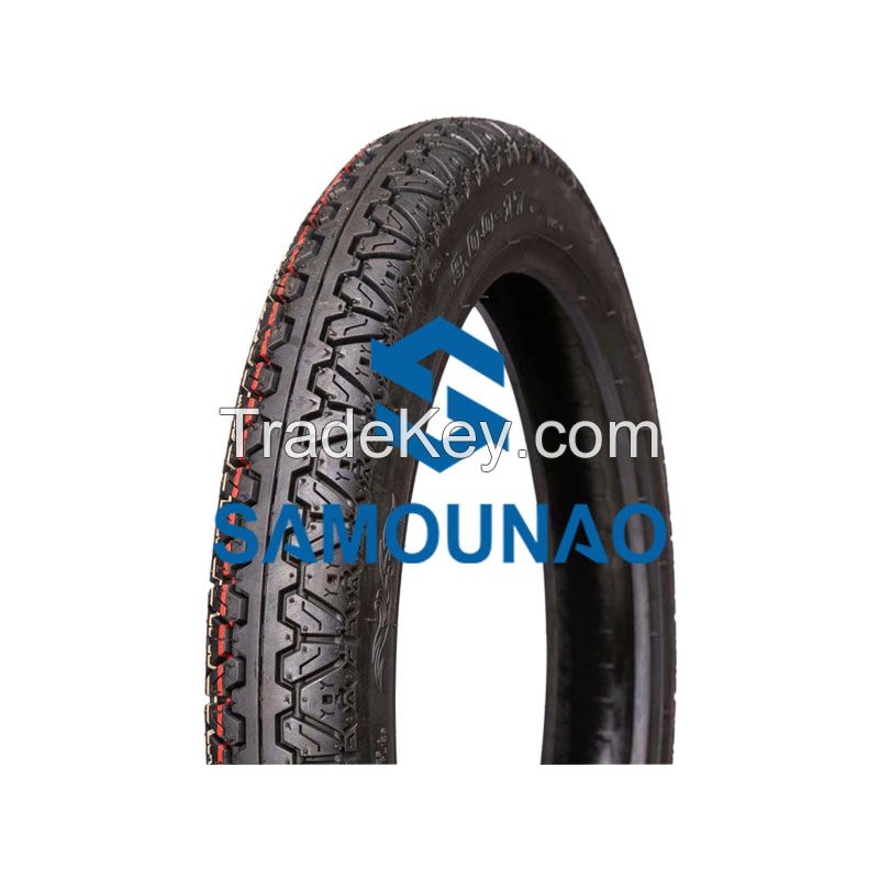 3.00-17 6PR Front &amp; Rear Tire Motorcycle Tire with CCC Certification