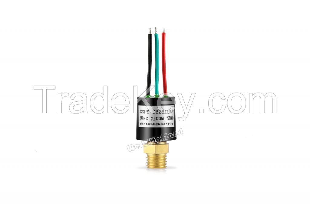 Single Pole Double Throw(SPDT) Pressure Switch for  Plasma Cutting Machine Fittings